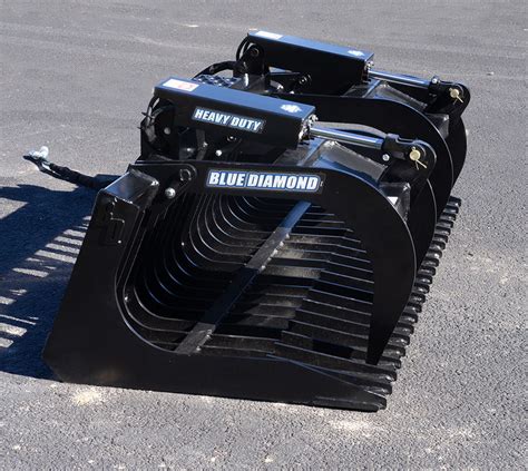 blue diamond skid steer bucket|heavy duty skid steer attachments.